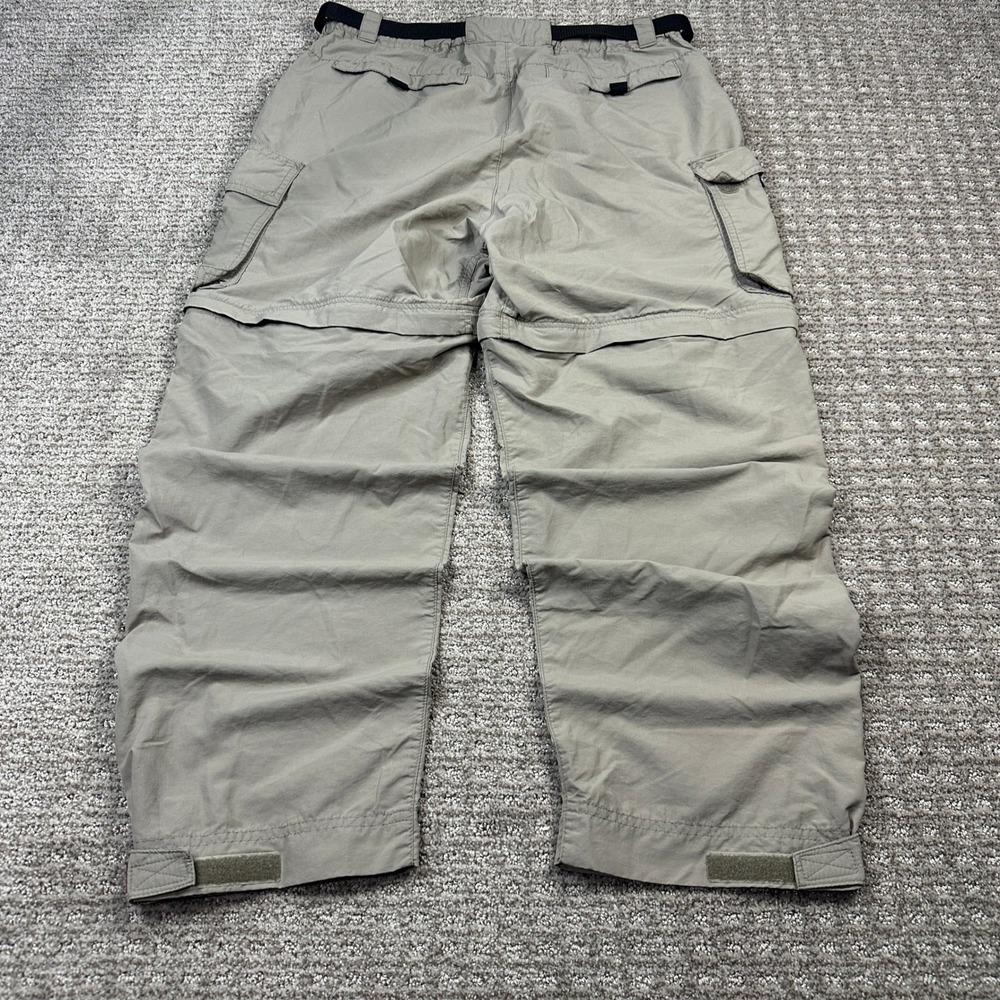 REI Womens Sahara Convertible Cargo Hiking Pants Tan UPF 50+ Size 12P